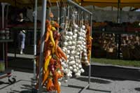 Paprika und Knoblauch